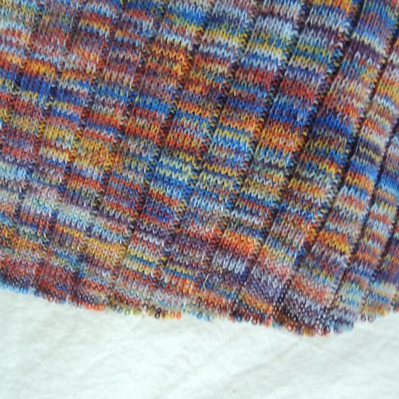 Anthro Akemi + Kim Zaka Bell Sleeve Top Purple Multicolor M - Picture 7 of 9